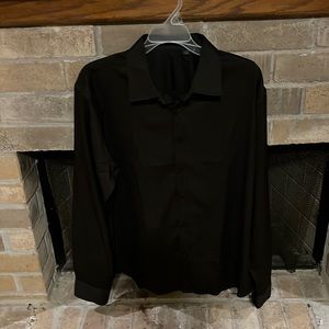 Men’s Black button up shirt
